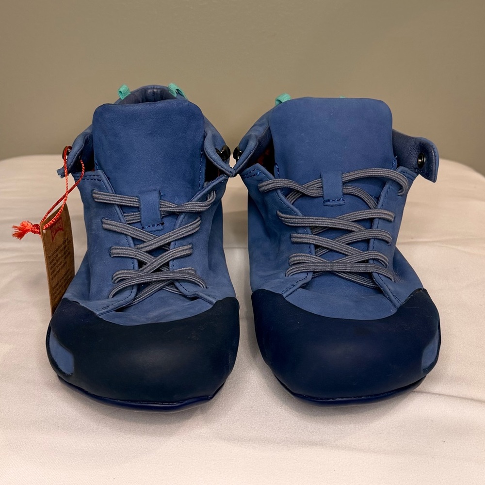 Camper Peu Senda Blue Nubuck Leather Sneakers | EU 42  | NWT